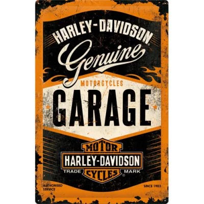Harley Davidson Garage – XL Metallschild – 40x60 cm