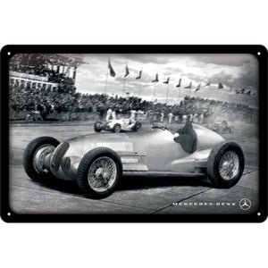 Mercedes Benz – Silver Arrow – Metallschild – 20x30cm