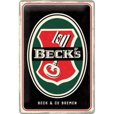 Becks & Co Bremen Beer – Metallschild – 20x30 cm