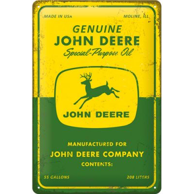 John Deere – Special Purpose Oil – Metallschild 20×30 cm