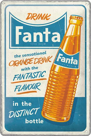 Fanta – Orange Drink – Metallschild – 20x30cm