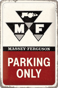 Massey Ferguson – Parking Only – Metallschild 20×30 cm