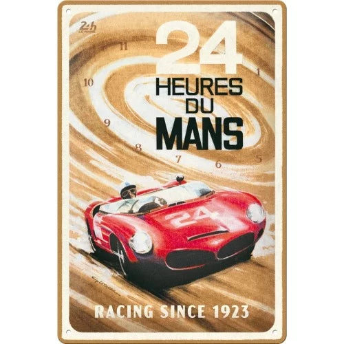 24 h Le Mans – Racing since 1923 - Metallschild - 20x30cm
