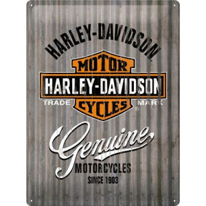 Harley Davidson Motorcycles – Metallschild – 30x40cm