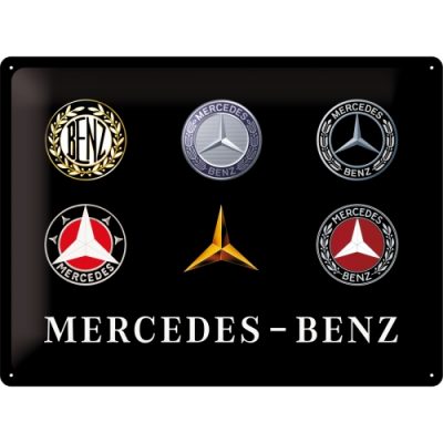 Mercedes-Benz – Classic Logos – Metallschild – 30x40cm