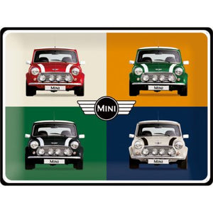 Mini Cooper – Pop Art – Metallschild – 30x40cm