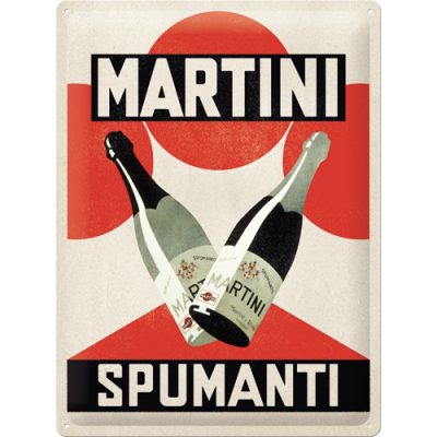 Martini Spumanti – Metallschild – 30×40 cm
