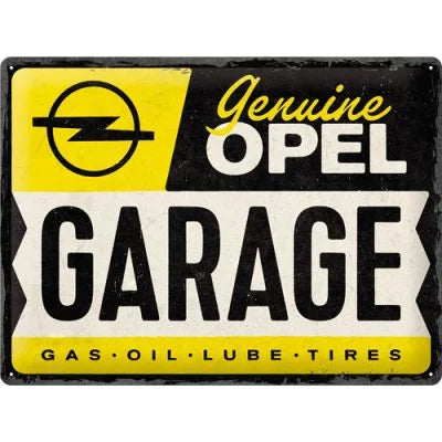 Opel Garage – Metallschild – 30x40cm