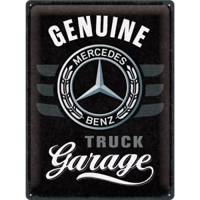 Mercedes Benz – Truck Garage – Metallschild – 30x40cm