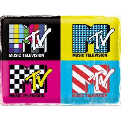 MTV – Logo Pop Art – Metallschild – 30x40cm