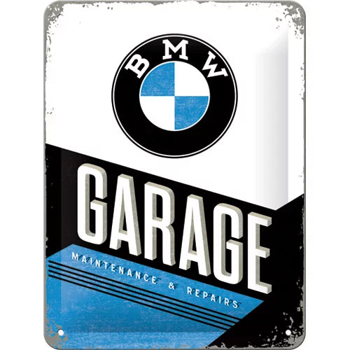 BMW Garage – Metallschild – 15×20 cm