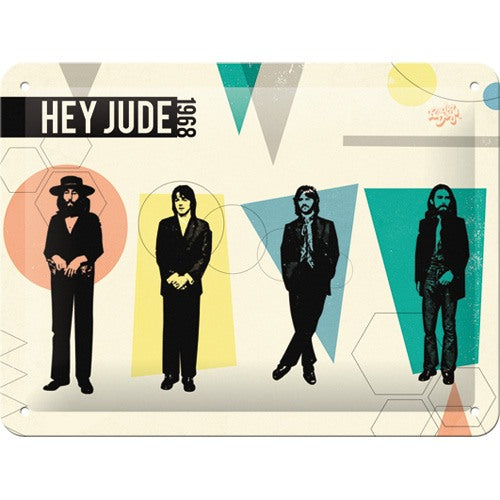 The Beatles – Hey Jude 1968 – Metallschild – 15x20cm