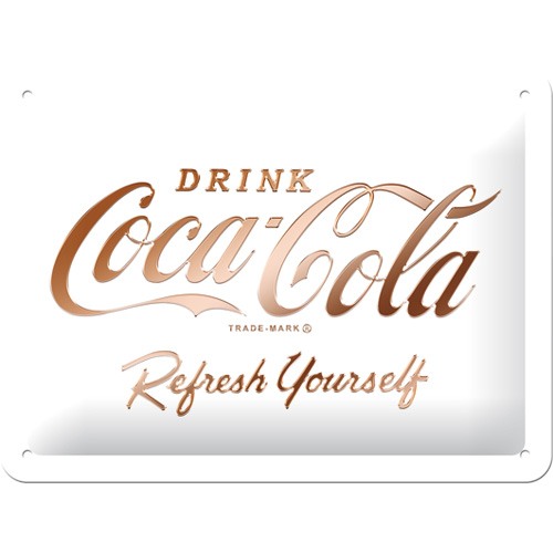 Coca Cola – Refresh Yourself – Metallschild – 15x20cm