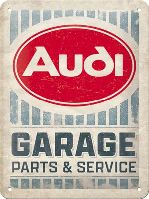 Audi – Garage – Metallschild – 15x20cm