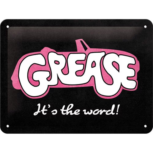 Grease – Its the word! – Metallschild – 15x20cm