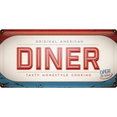 Original American Diner – Metallschild – 25x50cm