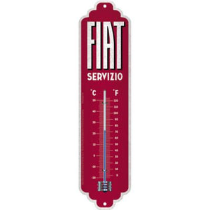 Fiat Servizio Italien rot – Thermometer – 28×6,5cm