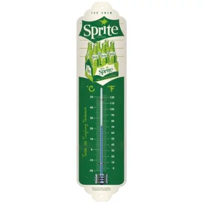 Sprite Zitronenlimonade Sixpack grün  – Thermometer – 28×6,5cm