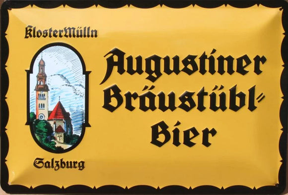 Augustiner Bräustübl Bier – Metallschild – 20x30cm