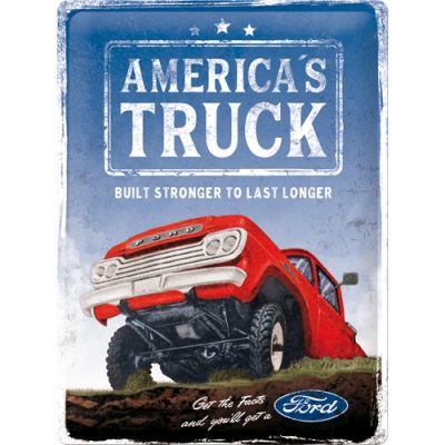 Ford Americas Truck – Metallschild - 30x40 cm
