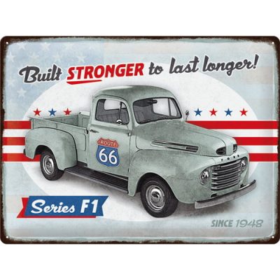 Ford Serie F1 – since 1948 – Metallschild - 30x40 cm