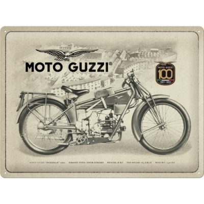 Moto Guzzi – 1921 – 2021 – 100 Years – Metallschild 30×40 cm