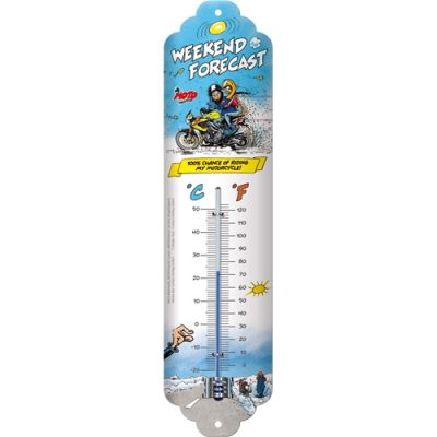 Motomania Motorrad Biker – Thermometer – 28×6,5cm