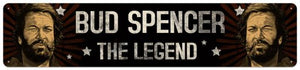 Bud Spencer – The Legend – Metallschild – 46x10cm