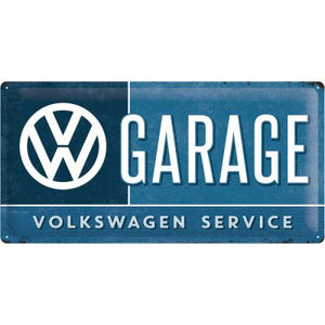 Volkswagen – VW Garage – Metallschild – 25x50cm