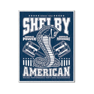 Ford Mustang Shelby Unbridled Muscle Car Oldtimer – Metallschild 30×40 cm