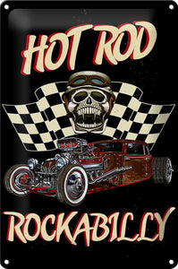 Hot Rod Rockabilly Metallschild 20x30cm
