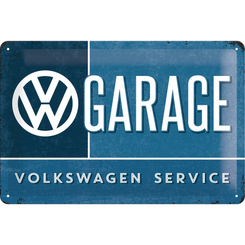 Volkswagen - VW Garage - Volkswagen Service - Metallschild 20x30cm