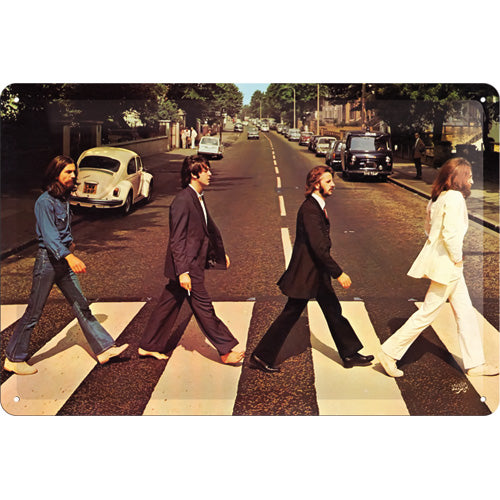 The Beatles - Abbey Road - Metallschild  20x30cm