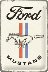Ford Mustang Vintage - Metallschild - 20x30cm