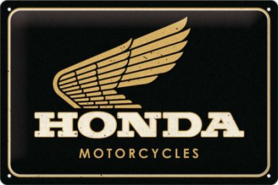 Honda Motorcycles Logo - Metallschild 20x30cm