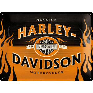 Harley Davidson 1903 - Metallschild 40x30cm