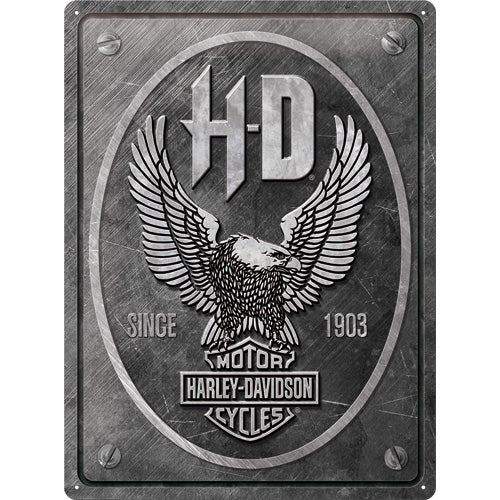 Harley Davidson Adler Eagle  - Metallschild 40x30cm