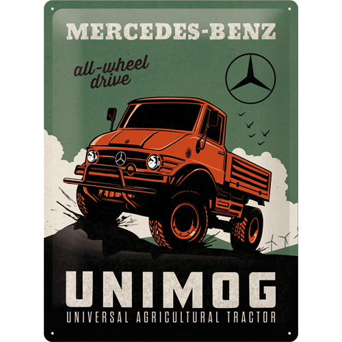 Daimler Truck – Unimog – Metallschild 30×40 cm