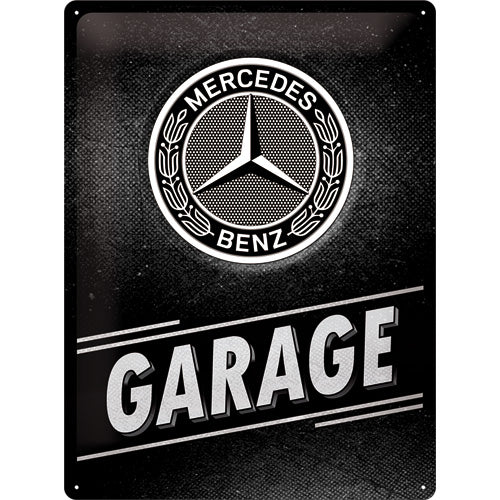 Mercedes Benz – Garage – Metallschild – 30x40cm