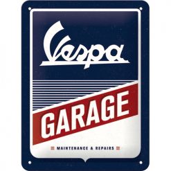 Vespa Garage   - Metallschild 20x15cm