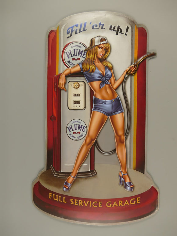 Full Service Garage pin up  Blechschild