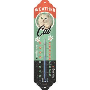 Katzen Weather Cat - Thermometer 28 x 6,5 cm