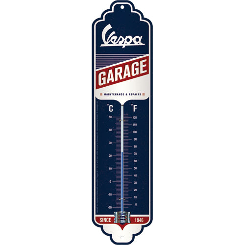 Vespa Garage - Thermometer 28 x 6,5 cm
