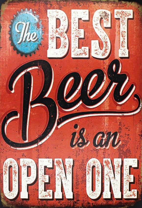 The best beer is an open one