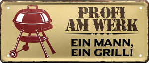 Profi am Werk - Ein Mann ein Grill