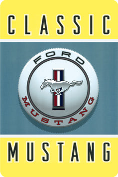Ford Classic Mustang - Metallschild  20x30cm