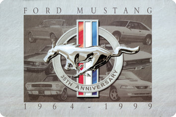 Ford Mustang 35th Anniversary 1964 - 1999 - Metallschild  20x30cm