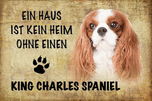 King Charles Spaniel - Ein Haus ist kein Heim ohne