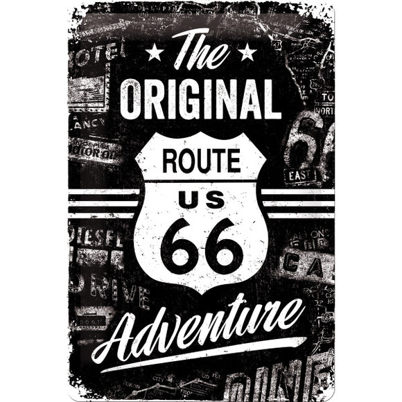 Route 66 - The Original Adventure Metallschild 20x30cm