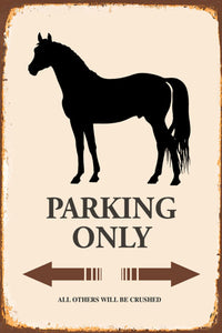 Horse Parking Only